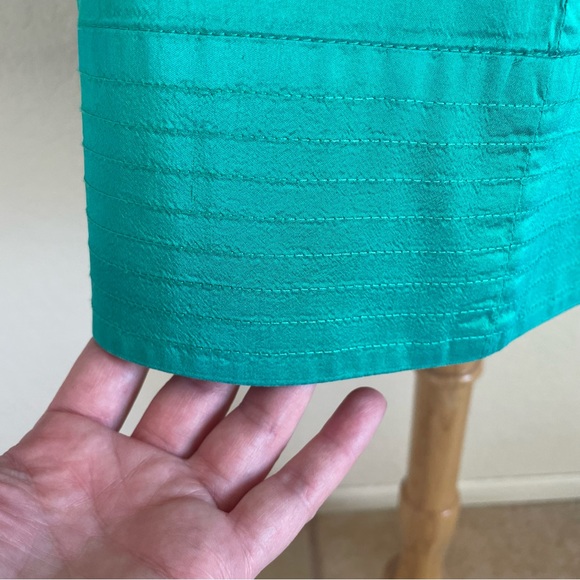 Calypso St. Barth Green Silk Tunic Dress - Picture 9 of 14